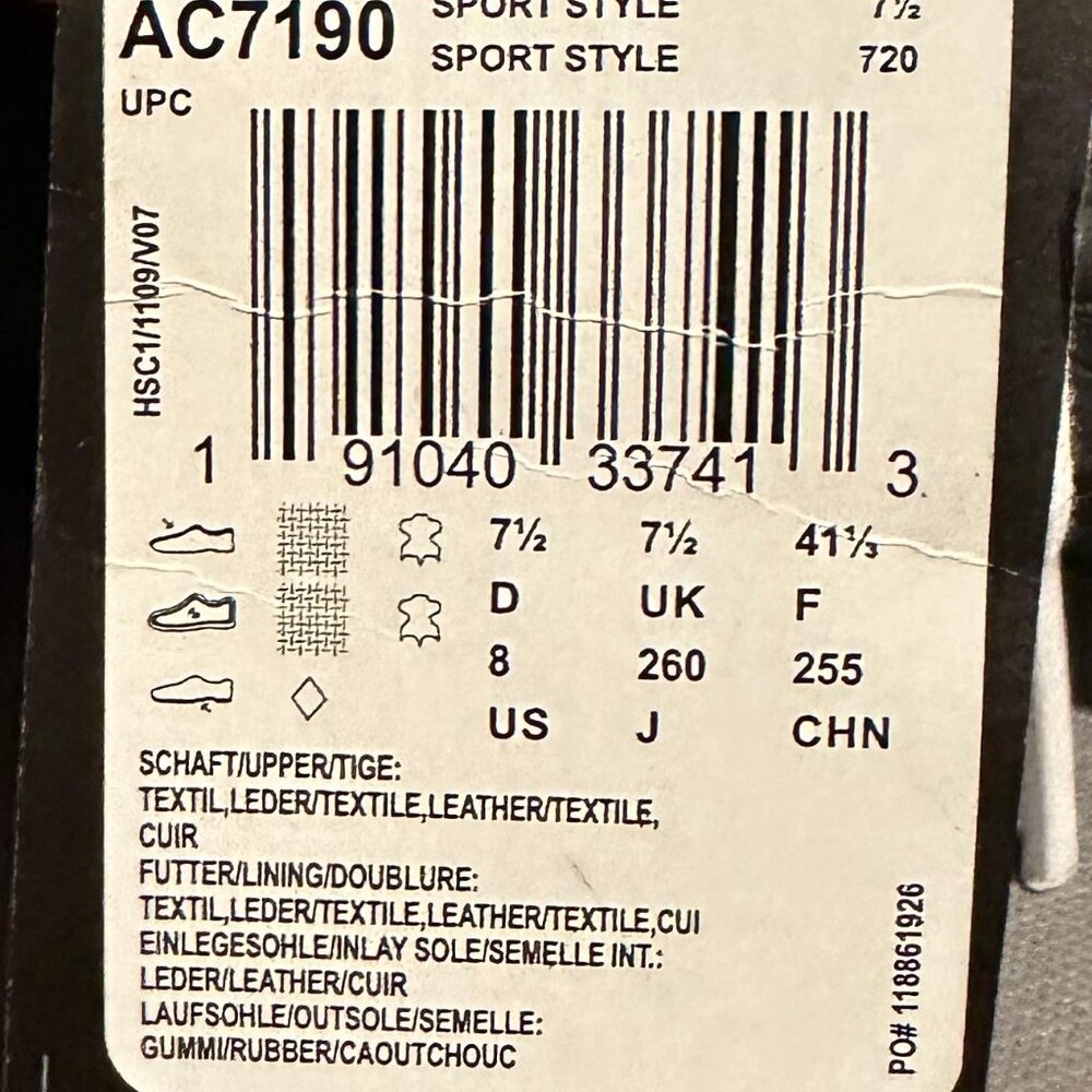 adidas Y-3 Kusari Mens 12 Core White Black AC7190 - Picture 5 of 5